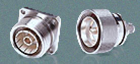 Picture of Female and Male Type 7/16 Connectors