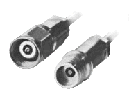 Picture of Male 
and Female 2.4 mm Connectors